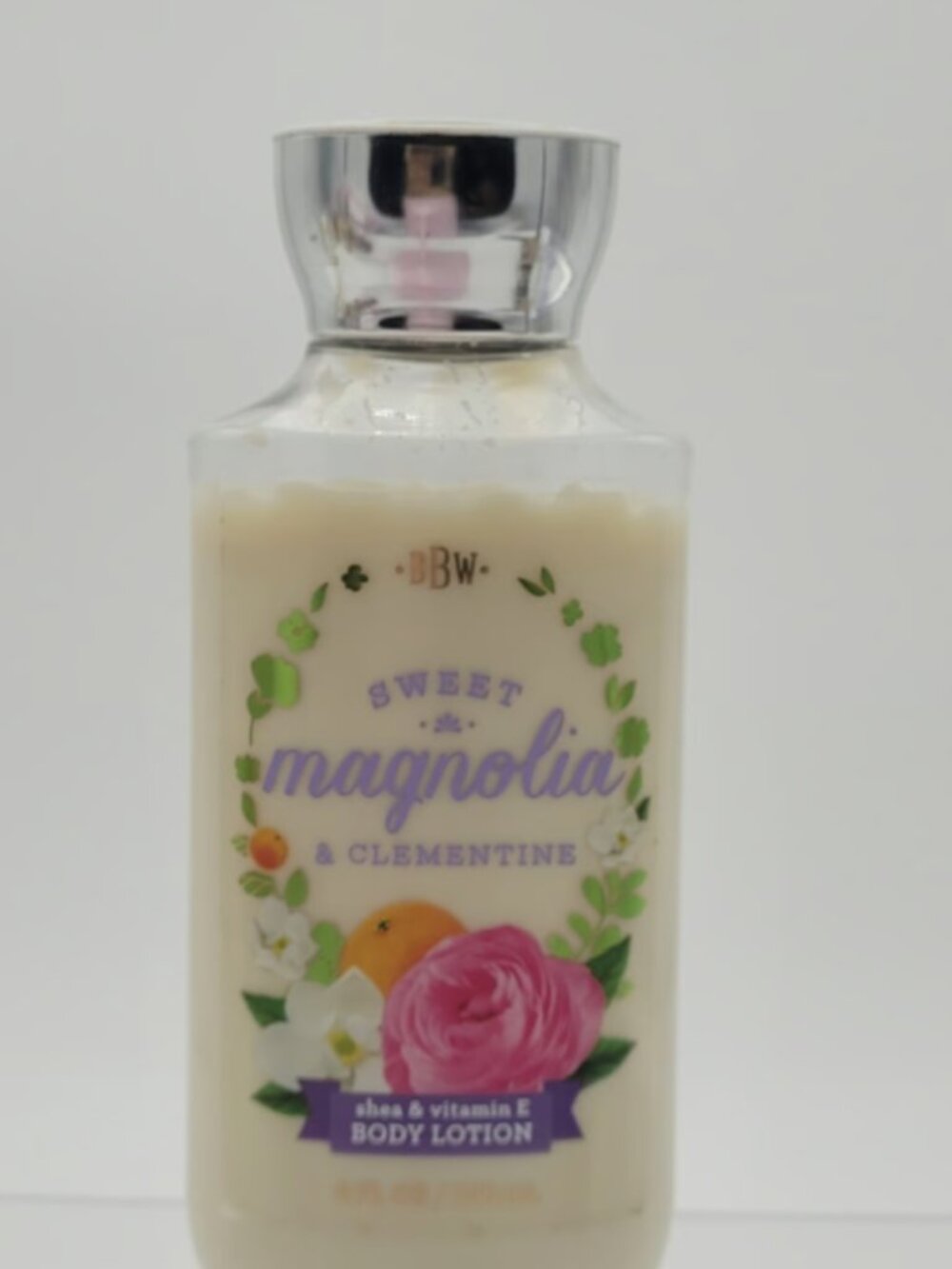 Bath & Body Works SWEET MAGNOLIA & CLEMENTINE Shea & Vitamin E Body Lotion 8 oz
